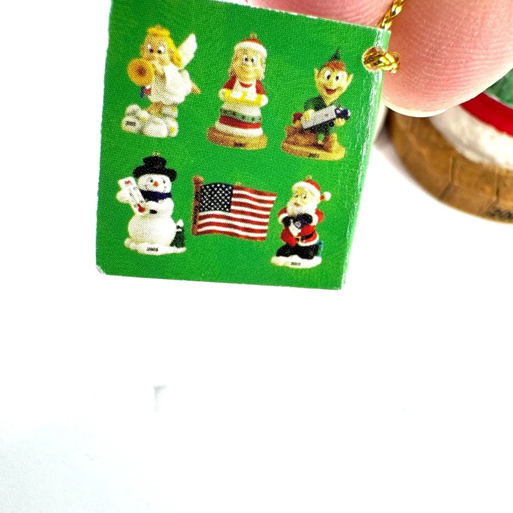 Marathon Gas 2003‎ Holiday Collector Series Santa Mrs Claus Ornaments Set of 2